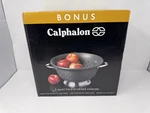 Calphalon 5 Quart Hard Anodized Colander Pasta Strainer Fruit Bowl New. Fixed Price $19.99.