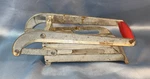 Vintage The Villa Potato Chipper Cutter Chopper Red Handle England. Fixed Price $8.99.