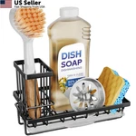 Swtymiki Sink Caddy Sponge Holder - Kitchen Organizer With Medium, Black. Fixed Price $24.02.