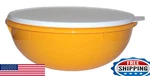 Tupperware Vintage Edition Fix Mix Bowl Harvest Yellow With Sheer Seal. Fixed Price $87.66.