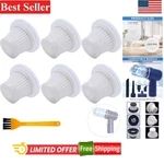 Kmm LT-117C 6-PACK Hepa Filters + Cleaning Brush Reusable Air Quality Solution. Fixed Price $23.99.