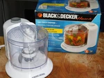 Black & Decker 1.5-CUP One Touch Chopper White Model HC21K (new In Box). Fixed Price $9.98.