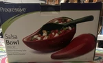 Progressive Salsa Bowl Set Hand-painted Ceramic 3-PIECE SWSB-3. Fixed Price $18.49.