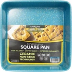 Casaware Ceramic Coated Nonstick Heavy Weight 9-INCH Square Cake Blue Granite. Fixed Price $30.29.