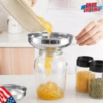 Stainless Steel Canning Funnel Set For Mason Jars Wide Mouth. Fixed Price $6.05.