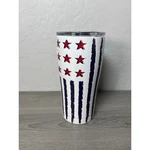 Sic 20OZ American Flag Stainless Steel Tumbler Cup With Lid Coffee Mug. Fixed Price $16.00.