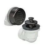 Ab&a Tub Waste Overflow Push Pull Half Kit W/test Pvc Chrome 1-1/2" 62007 Ips. Fixed Price $33.60.