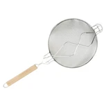 Winco Strainer, 10.5-INCH Diameter, Double Mesh, Medium, Nickel, Tan. Fixed Price $46.50.