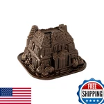 Nordic Ware Haunted Manor Bundt Pan - Cast Aluminum Fall Baking Mold. Fixed Price $43.79.