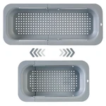 Yunkwong Extendable Sink Colander Strainer Basket - Wash Vegetables Gray. Fixed Price $24.18.