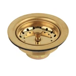Solimeta Kitchen Sink Drain, Stainless Steel Strainers Gold,. Fixed Price $15.91.