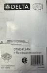 Delta DT062412-PN 4" Tile-in Square Shower Drain, Polished Nickel. Fixed Price $51.99.