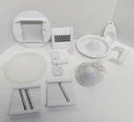 Ultra Chef Express Food Chopper 7 In Mixer Whipper Slicer Accessories Only 11P. Fixed Price $17.09.