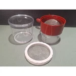 Rotary 3 Cup Flour Sifter Measuring Red White Nwob Dishwasher Safe. Fixed Price $19.00.