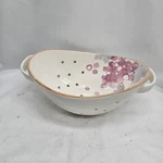 White Porcelain Floor 9 Colander Strainer W. Artistic Details. 13" 5. Fixed Price $24.99.