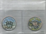 Korea Colorized Half Dollars - Battle Of Pork Chop Hill "chesty" Puller. Fixed Price $7.50.