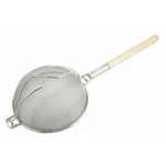 New Winco MST-14D 14'' Strainer With Double Tinned Mesh, Reinforced. Fixed Price $20.00.