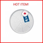Norjac Pizza Pan With Holes 10 Inch, 2 Pack, Perforated, Sturdy, Rust Free, Pure. Fixed Price $32.49.
