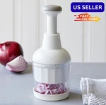 Pampered Chef Push Function Food Chopper - White #2585 Fast Free Shipping. Fixed Price $32.99.