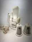 Vintage Presto Salad Shooter Model 0291003 White Tested Blades Electric Slicer. Fixed Price $19.99.