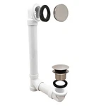 Westbrass 493244H-07 12" & 4" Bath Waste Overflow Assembly With Tip-toe Drain. Fixed Price $59.59.