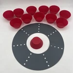 Silicone Cup Cake Liners Set Of 12 & Silacone Baking Ring. Fixed Price $15.99.