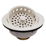 Westbrass D214-51 3-1/2" Post Style Large Kitchen Sink Basket Strainer, Powder. Fixed Price $43.33.
