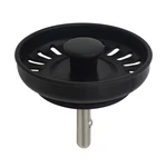Black Kitchen Sink Drain Basket Strainer Stopper Replacement For Matte. Fixed Price $13.14.