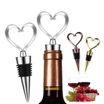 Heart Wine Bottle Stainless Steel Reusable Stoppers(bulk 3 Sets). Fixed Price $28.88.