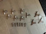 7X Used Perlick 650SS Flow Control & 3X Micro Matic 304 Faucets Handles. Fixed Price $499.99.
