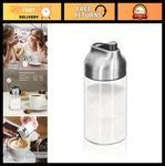 Glass Sugar Dispenser With Pour Spout, Weighted Design For Coffee, Tea & Baking. Fixed Price $17.99.