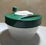 Vintage Triumph Brevet Green White Salad Spinner Large No 7220266 Made France. Fixed Price $20.00.