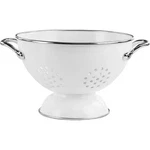 Reston Lloyd Calypso Basics 1.5 Qt Enameled Colander White Kitchen Strainer. Fixed Price $23.99.