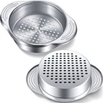 Patelai 2 Pieces Tuna Can Strainer Stainless Steel 4.5 X 3.7 1 Inch, Silver. Fixed Price $18.98.