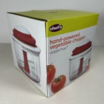 Chef Veggichop Hand-powered Vegetable Chopper 3.8 Cup Includes Lid *niob. Fixed Price $19.98.