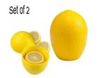 Set Of 2 Lemon And Lime Saver Refrigerator Kitchen Fruit Storage Box Bpa Free. Fixed Price $8.95.