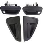 Door Handle Set For 2013-2015 Chevrolet Spark Outer Black Plastic 4PC. Fixed Price $56.40.