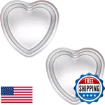 Ksdhotware Aluminum 8 Inch Cake Pans, Set Of 2, Heart-shaped. Fixed Price $43.88.