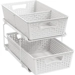 Simple Houseware 2 Tier Bathroom Organizer Tray Pullout Sliding Drawer, Under.... Fixed Price $59.31.