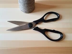 Kitchen Shears Black Stainless Steel Bottle Opener Nut Cracker. Fixed Price $22.00.