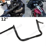12" For Harley-davidson Street Electra Glide Meathook Bars Handlebar Black Steel. Fixed Price $81.60.