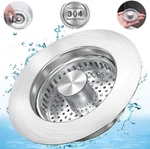 Powersir 3-IN-1 Kitchen Sink Drain Strainer Stopper Brushed Stainless Steel. Fixed Price $36.96.