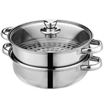 Steamer Pot 11" Stainless Steel 2-TIER Healthy Cooking For 3-7 People. Fixed Price $44.53.