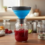 Canning Essentials: 4 Silicone Funnels With Strainer For Easy Filling & Transfer. Fixed Price $17.72.