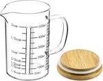 Qwork Glass Measuring Cup, 500ML (18 Oz, 2 Cup), High Borosilicate Scale. Fixed Price $15.82.
