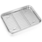 P&p Chef 9 Inch Baking Sheet Pan With Rack Set, Stainless Steel Cookie .... Fixed Price $14.83.