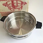 West Bend Qt Stainless Steel Colander Steamer - No. 95806 Vintage 1980 New. Fixed Price $67.99.