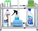 Simple Houseware BO-014-1 Expandable Shelf Organizer Rack Silver. Fixed Price $32.29.