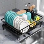 Stainless Steel Dish Drying Rack For Kitchen Counter, 12.7W X 16.7L, Black. Fixed Price $42.29.