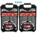 Husky 64-PIECE-32 Each Combination Wrench Set & Organizer Sae Mm 1013 869 840. Fixed Price $89.97.